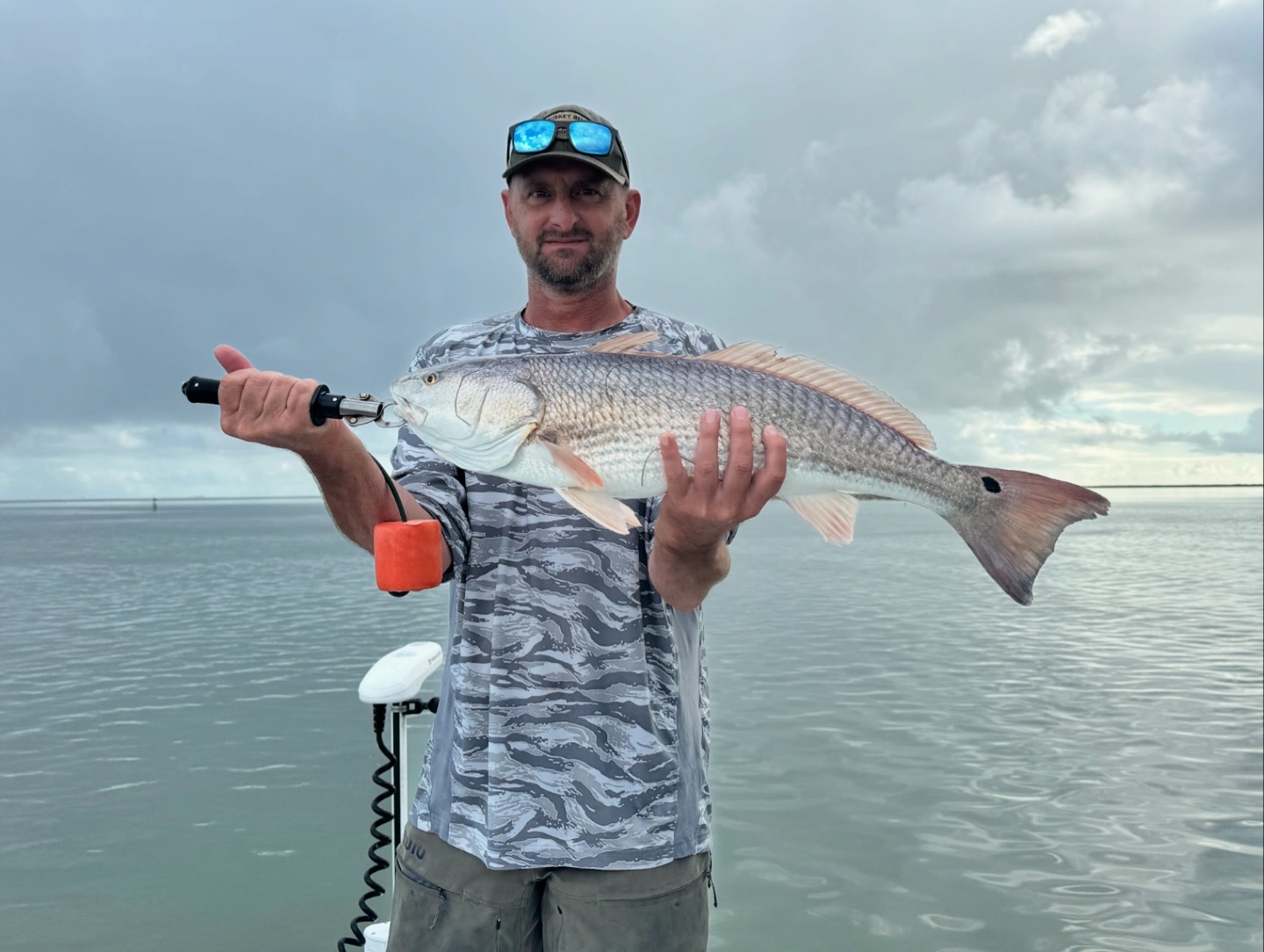 Big redfish Laguna Madre fishing guide