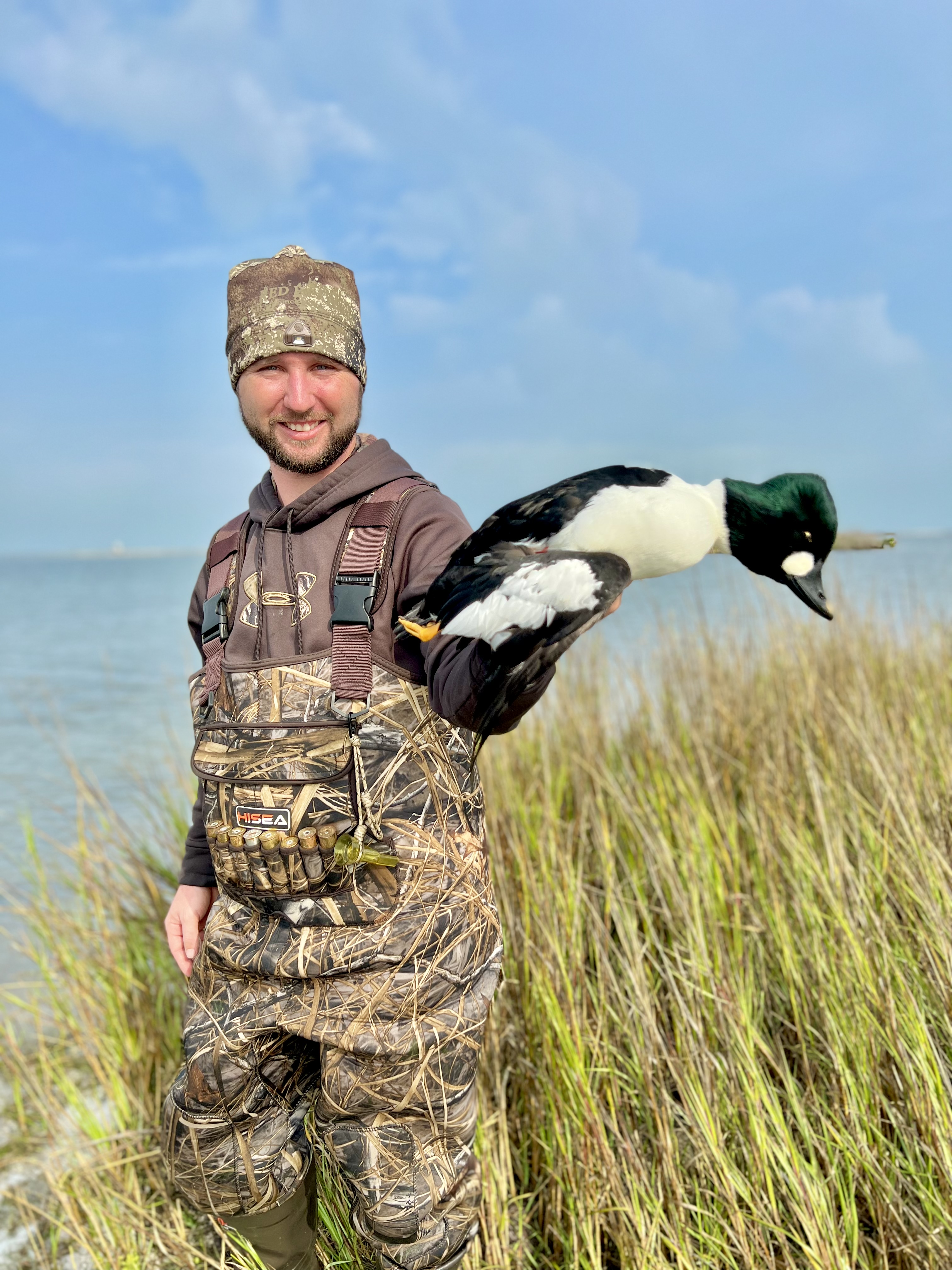 Goldeneye duck hunting South Texas coast