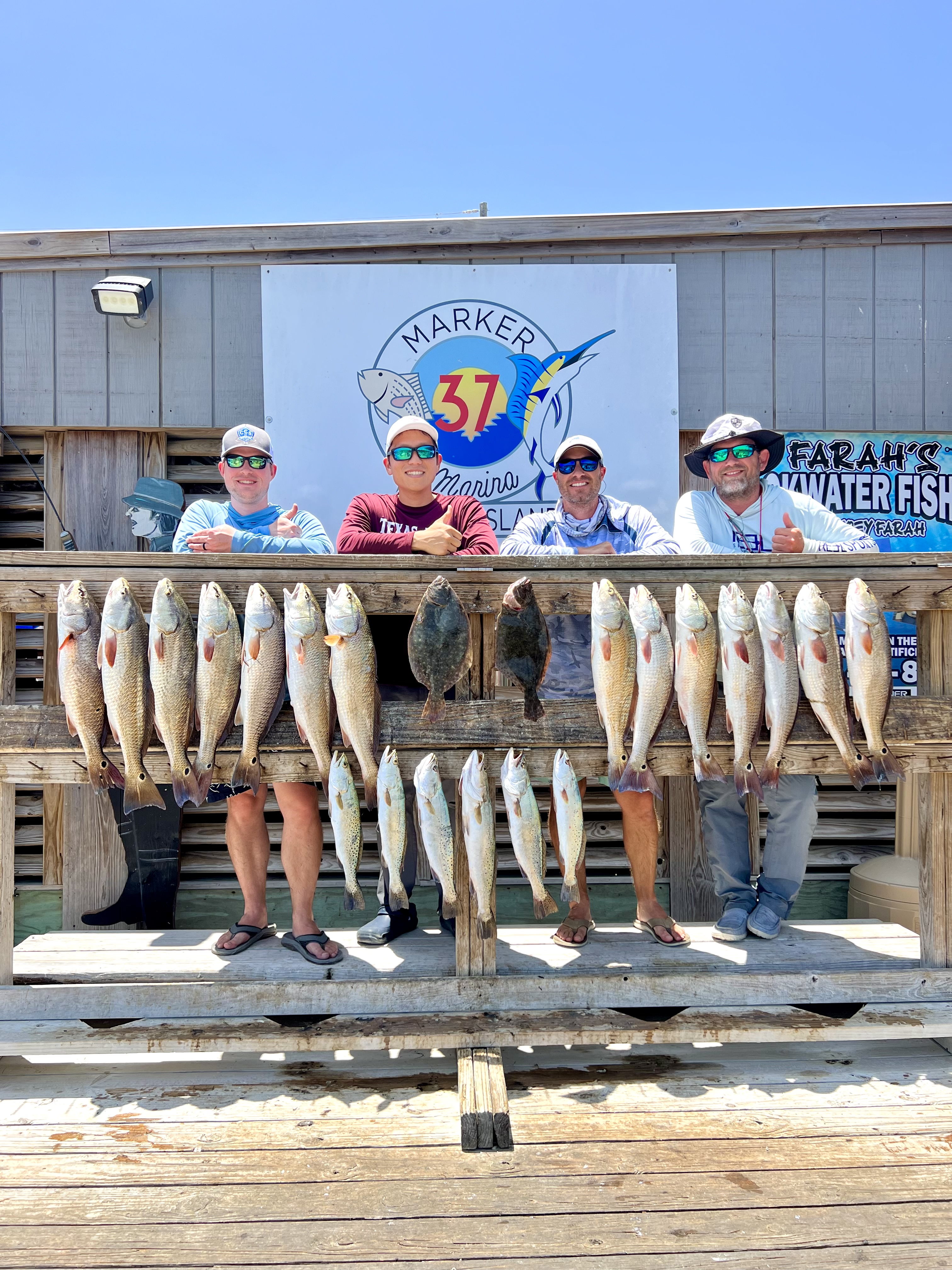 Redfish charter at Marker 37 Corpus Christi